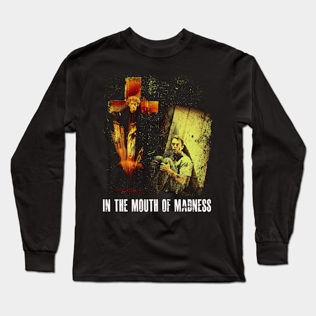 Madness Personified In the Mouth Design Long Sleeve T-Shirt by labyrinth pattern